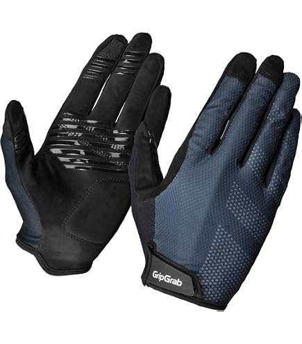 GripGrab EXPLR MTB Handschuhe Sommer - Langfinger Gepolstert | Mountainbike & Gravel Bike Fahrradhandschuhe