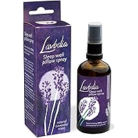 Lavendel Kissenspray von Lavodia – 100ml Lavendelspray für Kopfkissen zum Einschlafen – Spray mit echtem, naturreinem…