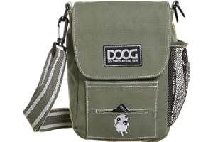 DOOG Hundeleine-Tasche für Frauen, Khaki, 21 x 25 x 6 cm