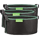 GardenMate 3X 15L Pflanzsack aus Vliesstoff Ø35cm Höhe 15cm - GREENLINE