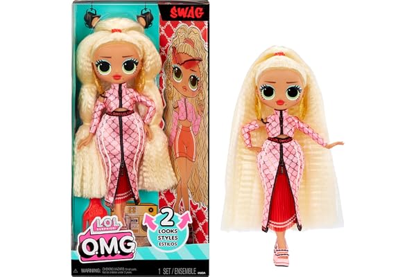 L.O.L. Surprise! OMG Poupée Mannequin - Swag - avec de Multiples Surprises Dont des Vêtements Transformables et des Accessoires Fabuleux - pour Les Enfants de 4 Ans et Plus