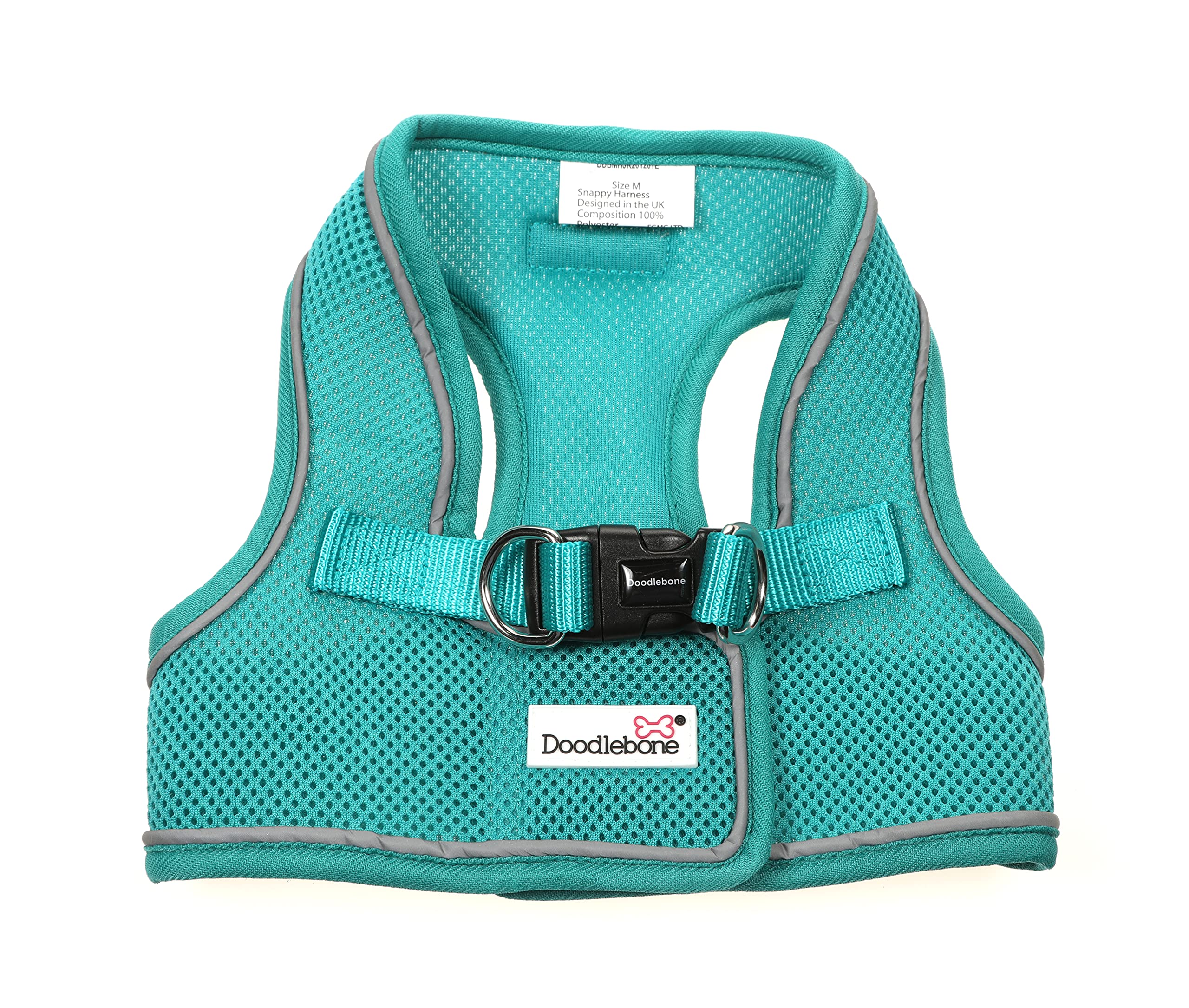 Doodlebone Original Snappy Dog Harness (Peacock, 4)