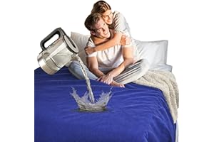 Catalonia Classy Waterproof Love Blanket for Bed, Fleece Intimacy Blanke for Adults, Reversible Washable Dog Blanket for Sofa, 150 x 130cm, Navy/Tuape