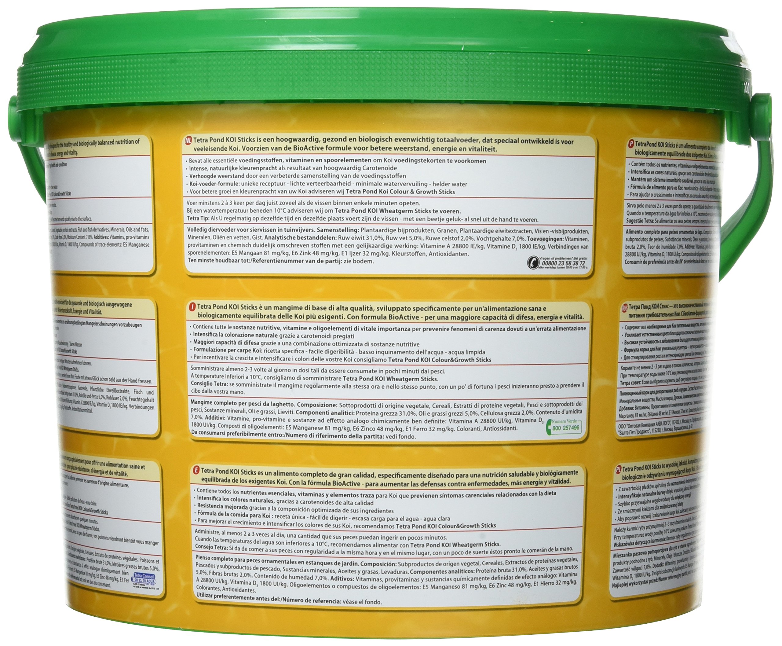 Tetra Pond Koi Sticks – Koifutter für farbenprächtige Fische und eine verbesserte Wasserqualität – Bild 6