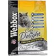 Webbox Cat Food Cats Delight Complete Chicken & Duck 400 g, Pack of 4