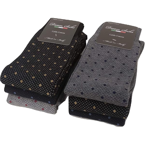 2 PAIA ) Calze uomo lunghe a coste & righe, calde e morbide in pregiatissimo filato lana-cashmere -100% Made in ( Brescia ) Italy – Calze Prestige