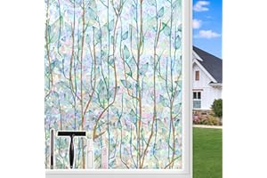 KROMAPOLIS privacy film for glass,windows stained glass window film privacy self adhesive,rainbow window film, window tint film home vinyl Decoration Living room Anti UV - 30 * 200cm