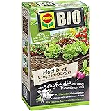 COMPO BIO Hochbeet Langzeit-Dünger für Gemüse, Obst, Kräuter und andere Hochbeet-Pflanzen, 5 Monate Langzeitwirkung, 750 g