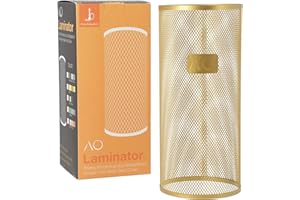 AO Hookah Laminator Shisha Windschutz Edelstahl | Verhindert das Herabfallen von Kohle ! (Gold)