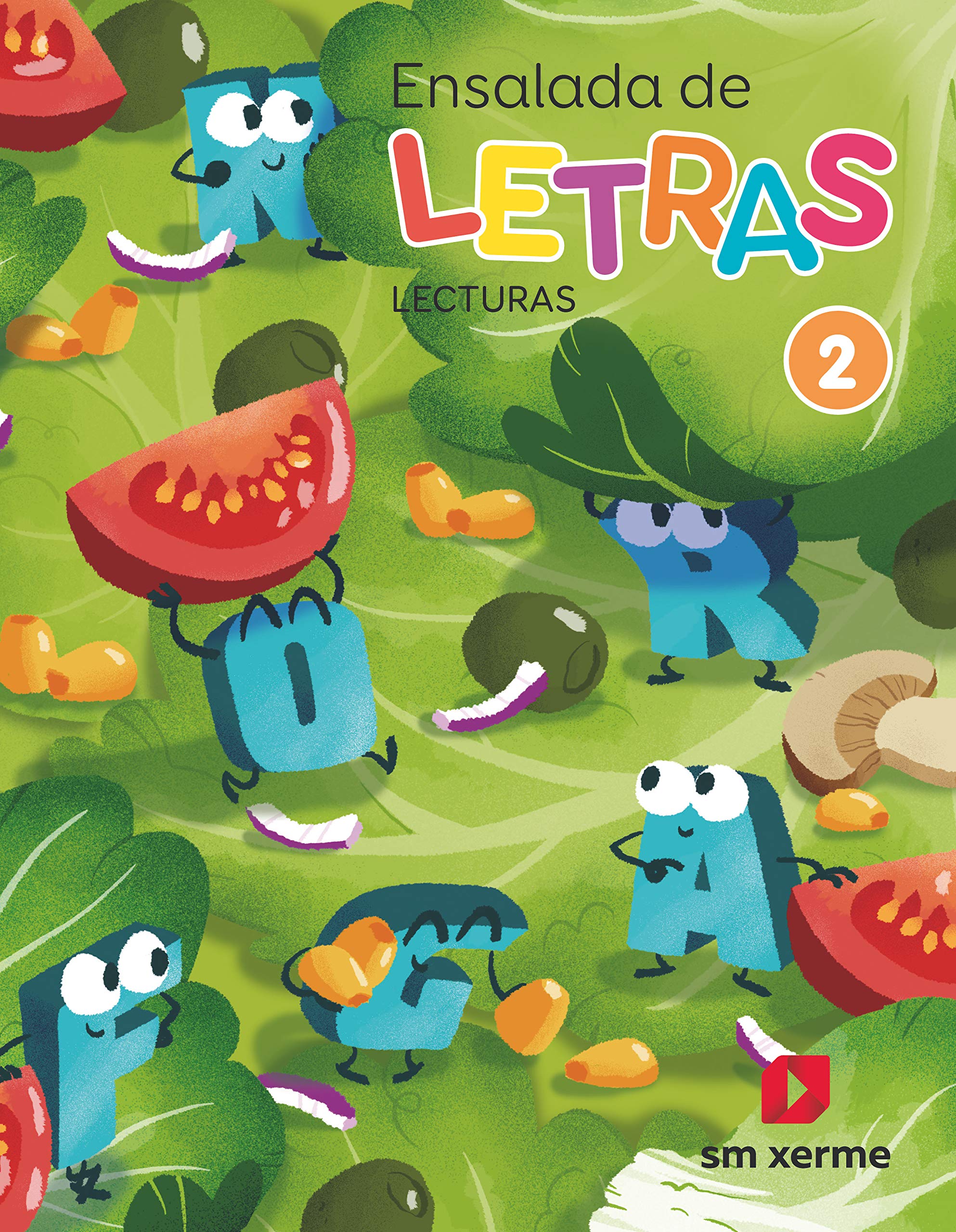 Lecturas. Ensalada de letras. 2 Primaria. Xerme