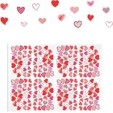 colortouch Heart Stickers - High Quality Stickers for Decorating and Packing Your Gifts - 112 Different Sizes