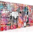 Murale XXL Budda Arancione 200x80 Cm - 5 Pezzi, Made In Germany, Carta Non Tessuta 110 G/m²