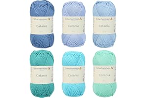 SCHACHENMAYR SINCE 1822 Schachenmayr Catania, Set baby blau mix Filati Per Maglieria A Mano