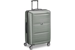 DELSEY PARIS - COMETE Plus - Valise soute Rigide 77 cm x 50 cm x 30 cm - 98 L - XL - Iguane