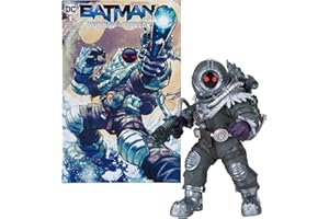 McFarlane Toys, DC Multiverse Page Punchers Mr.Freeze 7inch Action Figure, Collectable DC Comic Posed Statue with Batman Comic Book - Ages 12+