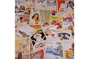 ZPPLD 32 Blatt Postkarten,Vintage Postkarten,Postkarten Set,Postkarten Vintage,Postkarten Retro,Altmodische Alte Europäische Gebäude(14X10 CM)(Europäische und amerikanische Plakate)