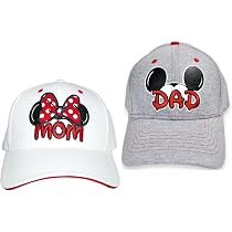 Set Disney Dad Mickey \u0026 Mom Minnie Hats 