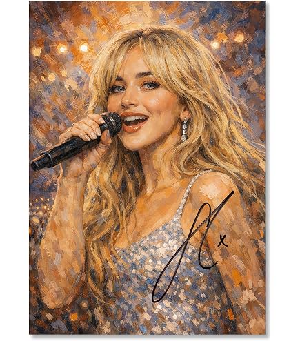 Sabrina Carpenter　直筆サイン入りアートカード Sabrina Carpenter Pre Printed Signature Signed Mounted Photo