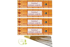‎AQASHA 4X Räucherstäbchen Goloka Original | Verschiedene Düfte | Räucherwerk (Nag Champa)