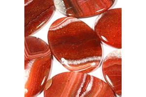 CrystalAge Fire Agate Palm Stone ~70x50mm