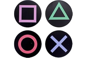 Paladone - Posavasos de Metal de Playstation, Juego de Cuatro Posavasos