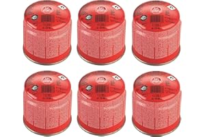 CASELLATO BOMBOLETTA Cartuccia CARTUCCE A Gas 190 GR Art. 1120S1 Kemper - con Sistema Sicurezza A Membrana - Offerta per 6 BOMBOLETTE