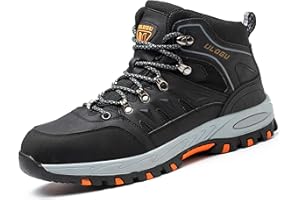 FOGOIN Chaussure de Securité Homme Femme Legere Bottes de Sécurité avec Embout en Acier