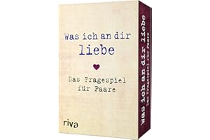 ALEXANDRA REINWARTH riva Verlag Was ich an dir liebe – Das Fragespiel für Paare: Tiefgründige und unterhaltsame Fragen für eine glückliche Beziehung. Das perfekte Geschenk zu Hochzeit, Jahrestag oder Valentinstag