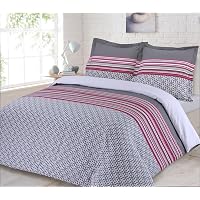 Parure De Lit Lovely - Cœurs Gris - 100% Coton - Housse 240x220 Cm + 2 Taies - Certifiée Oeko-Tex - 11