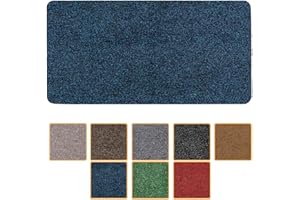 ‎ANRO ANRO Fußmatte Schmutzfangmatte Türmatte rutschfest Fußabstreifer abwaschbar robust für Eingang, Haustür, Flur innen & außen Poet Küche, 80 x 40 cm (Rechteckig)