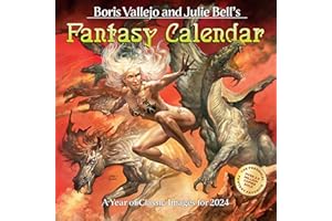 Boris Vallejo & Julie Bell's Fantasy Wall Calendar 2024: A Year of Classic Images for 2024