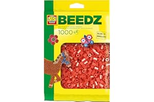 SES Creative Koraliki do prasowanek czerwone 1000 szt, Red