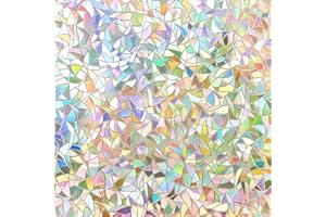 NINETREX Folia na szybę okienną, folia prywatności na oknach, prywatna folia okienna, folia okienna, folia okienna, dekoracyjna folia winylowa księżyc, ochrona przed promieniowaniem UV (44,5 x 200 cm)