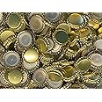 Tappi A Corona Oro 26 Mm Per Birra Fatta In Casa - Confezione Da 100 Pezzi - Senza BPA - Foto 4