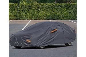 ‎AUTO ACCESSORI LUPEX Auto Accessori Lupex - wasserdichte Autoabdeckung, wetterfest, Größe XL für Limousinen bis zu 530 cm, aus PVC-Gewebe mit Reißverschluss und Baumwollfutter, für Outdoor und Indoor