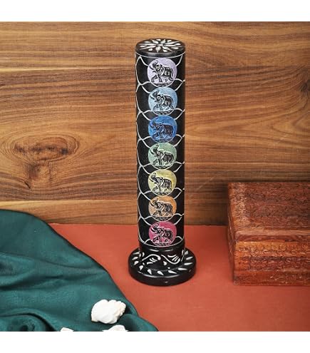 Set 24 Portaincenso A Cono In Metallo Rotondo – Mini Vassoi Decorativi Per Meditazione, Yoga E Aromaterapia
