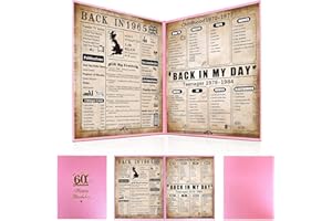 back in 1965 Birthday Poster, 60th Birthday Gifts For Women, 1965 Birthday Gifts Ideas For Her, Happy 60 Years Birthday Present For Mum,Sister, Pink Eco-Friendly Foldable Paper 8×10 Inch