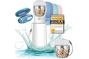 PB + PAW'S BEAUTY Paw's Beauty Dog Water Bottle for On the Go Dog Water Bottle Pet Drinking Bowl Antibacterial Portable Travel Water Bottle Water Dispenser Ideal for on the Go Outdoor