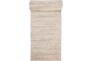 ‎MAZOVIA Mazovia Teppich Läufer Flur - Modern Teppichläufer - Kurzflor Flurläufer für Vorzimmer, Schlafzimmer, Küche - ÖKO-TEX Zertifiziert - Meterware - Creme Beige - 80 x 200 cm