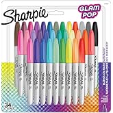 SHARPIE Fine GLAM POP Permanent mark&ouml;r 34l&uuml; Bls
