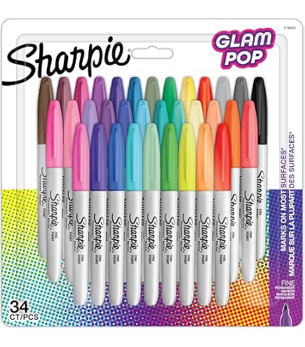 Sharpie Kreativmarker Rundspitze Acryl Kühlgrau - Buy At