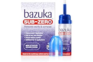 Bazuka Sub-Zero. Freezing Device for Removal of Warts and Verrucas, 50ml (Packaging may vary)