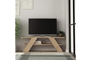 HOCUS PICUS Modern Designed TV Unit for Livingroom up to 52' TV's - 120 x 40 x 33 cm - Easy to Assemble and Clean by Hocuspicus (Oak)