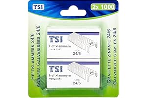 ‎TSI TSI 49028 Heftklammern 24/6, 2x 1000er Packung