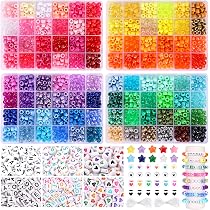 Acryl-Ponyperlen Glatt – 6x9 Mm, 1000 Stück In Regenbogenfarben, Für Haar & Schmuck