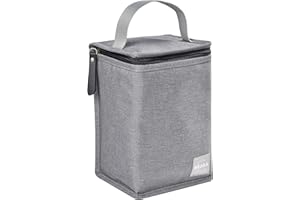 BÉABA - Borsa Termica Portapasto per Neonati, Contenitore Molto Capiente, Tasca per Biberon, Borsa per Trasportare Pasti Completi, Pieghevole, Materiale Morbido e Impermeabile