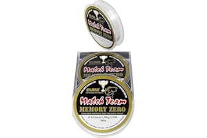 SILSTAR MATCH TEAM MEMORY ZERO FISHING LINE 300m SPOOL (11 Strains from 0.12mm / 2.90lb to 0.40mm / 26.20lb)