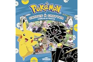 Pokémon – Cartes à gratter cherche-et-trouve à Galar – Pochette avec 10 cartes à gratter et un bâtonnet – Dès 6 ans