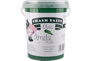 Amelie Prager 1000-36 Pintura a la Tiza, Oliva, 1 l