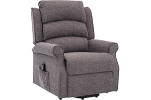 Morris Living The Perth - Dual Motor Riser Recliner Mobility Chair in Lisbon Grey Fabric